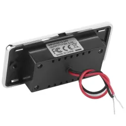 Dobbel USB-lader - stikkontakt - med blå LED-indikator - for bil / campingvogn - 5V/3.1A