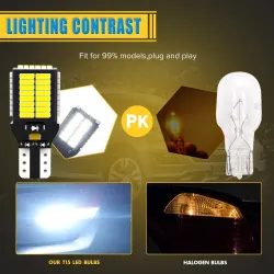 Car LED bulb - T15 W16W 912 921 906 904 902 Canbus - reverse light - for Audi - 2 piecesT15