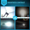 Bil strålkastare / dimma ljus - LED lampa - 6000K - H1 - H3 - H27/881 / H27/880 - 2 bitar
