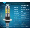 Bil strålkastare / dimma ljus - LED lampa - 6000K - H1 - H3 - H27/881 / H27/880 - 2 bitar