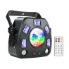 ALIEN - 4 i 1 - ekstern DMX laserprojektor - roterbar ball - UV scenebelysning