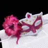 MáscaraAntifaz veneciano sexy - con diamante / flor de plumas / brillo