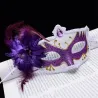 Sexy Venetiaans oogmasker - met diamant / veerbloem / glitterMaskers