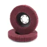 Nylonfiber polerskive - korn 320 - til vinkelsliber - 115mm
