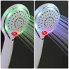 LED handduschhuvud - med digital temperaturdisplay