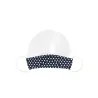 Transparent plastic face / mouth shield - with colorful fabric - anti-fog - visible mouthMouth masks
