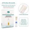 Derma roller - punte in titanio - microneedle 0.25mm - oro - riutilizzabile
