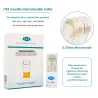 Derma roller - punte in titanio - microneedle 0.25mm - oro - riutilizzabile