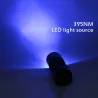 Mini lâmpada multifuncional UV Led - secador de unhas - detector de dinheiro falso - lanterna