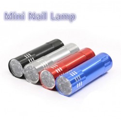 Mini lámpara de luz Led UV multifunción - secador de uñas - detector de dinero falso - antorcha