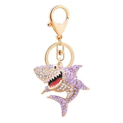 Requin cristal - porte-clés
