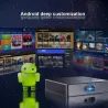 WZATCO S5 - mini DLP 3D -projektori - 4K - 5G - WIFI - Smart Android 9 - Full HD - 1080P