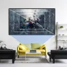 WZATCO S5 - Mini-DLP-3D-Projektor - 4K - 5G - WIFI - Smart Android 9 - Full HD - 1080P