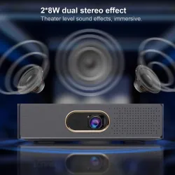 WZATCO S5 - mini proiettore 3D DLP - 4K - 5G - WIFI - Smart Android 9- full HD - 1080P