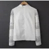 Elegant long sleeve white blouse - hollow out laceBlouses & shirts