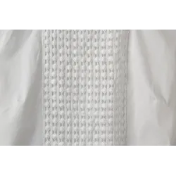 Elegant long sleeve white blouse - hollow out laceBlouses & shirts