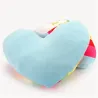 Arc-en-ciel - coeur - nuages - coussin