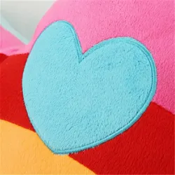 Arcobaleno - cuore - nuvole - cuscino