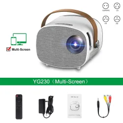 AAO YG230 - mini projecteur - 1080P - WiFi - multi écran - avec enceinte