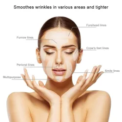 Silicone anti-wrinkle sticker - reusable - 16 piecesSkin