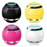 Bluetooth - mini round speaker - LED - with subwoofer - Hi-Fi - TF - FM - AUX - magic ballBluetooth speakers