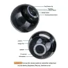 Altavoz BluetoothBluetooth - mini altavoz redondo - LED - con subwoofer - Hi-Fi - TF - FM - AUX - bola mágica