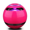 Bluetooth - mini ronde luidspreker - LED - met subwoofer - Hi-Fi - TF - FM - AUX - magische balBluetooth Luidsprekers
