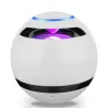 Bluetooth - mini ronde luidspreker - LED - met subwoofer - Hi-Fi - TF - FM - AUX - magische balBluetooth Luidsprekers