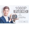 BYINTEK K16 PRO - bärbar mini LED-projektor - full HD - 1920*1080P - 4K - LCD - Android 9 - Wifi - 1080P