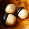 Acorn - mini Bluetooth speaker - draadloos - met microfoon - kastanjevormBluetooth Luidsprekers
