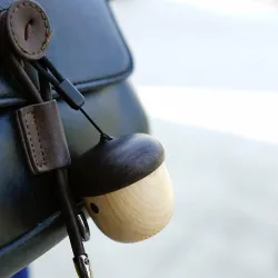 Acorn - mini Bluetooth-högtalare - trådlös - med mikrofon - kastanjformad
