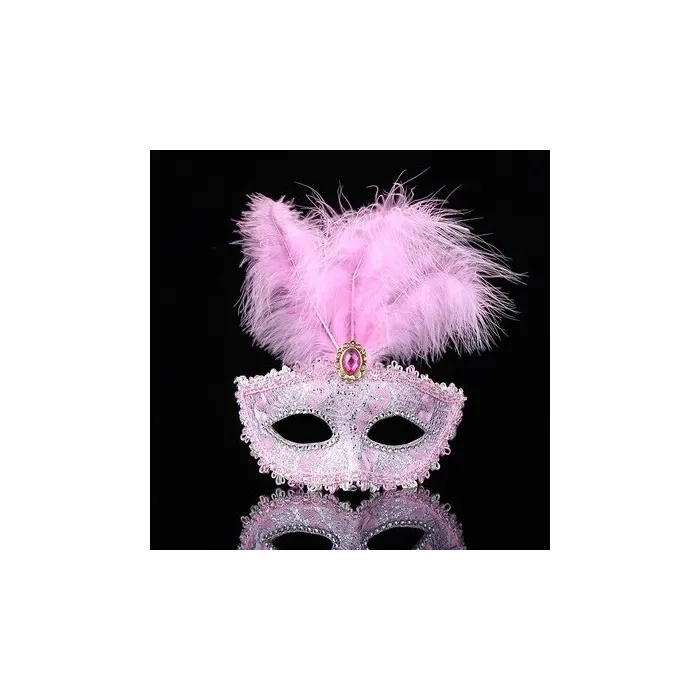 MáscaraAntifaz veneciano sexy - plumas / encaje / cristal - Halloween / mascarada