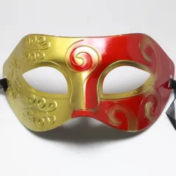 Sexy venetiansk øyemaske - utskåret plast - unisex - karneval / fest