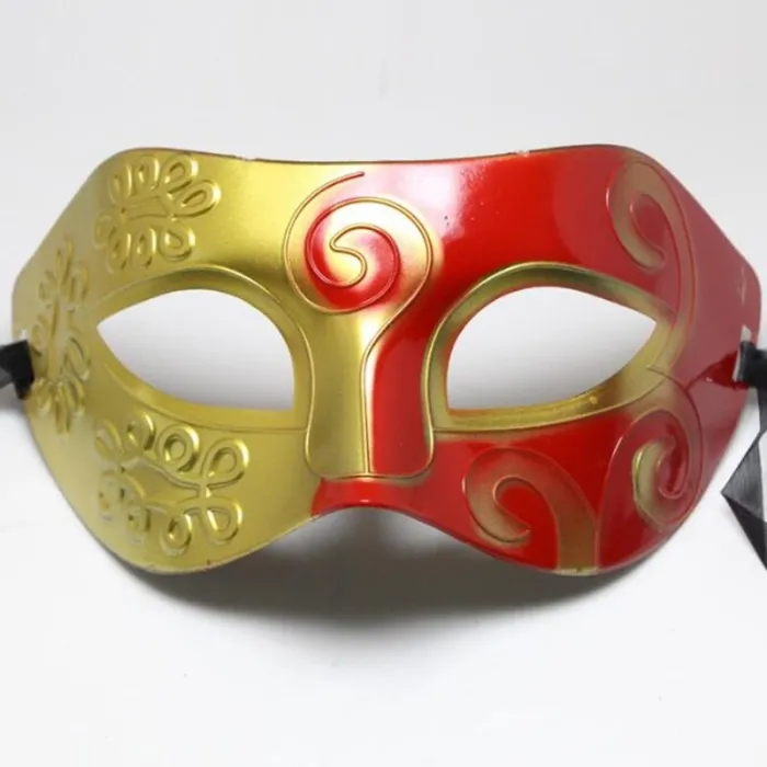 Sexet venetiansk øjenmaske - udskåret plastik - unisex - karneval / fest