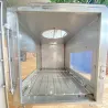 Wood fire heating stove - double sided - camping / outdoor / tent heating - stainless steelBBQ