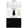 VestidosMini vestido sexy - sin tirantes - sin mangas - diseño drapeado