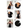 VestidosMini vestido sexy - sin tirantes - sin mangas - diseño drapeado