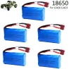 Coche R/CBatería Lipo 18650 - para juguetes Wltoys 12428 12401 RC - 7.4V - 1500mah
