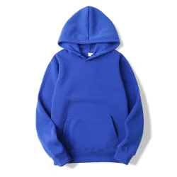 Casual hættetrøje - med lommer - unisex