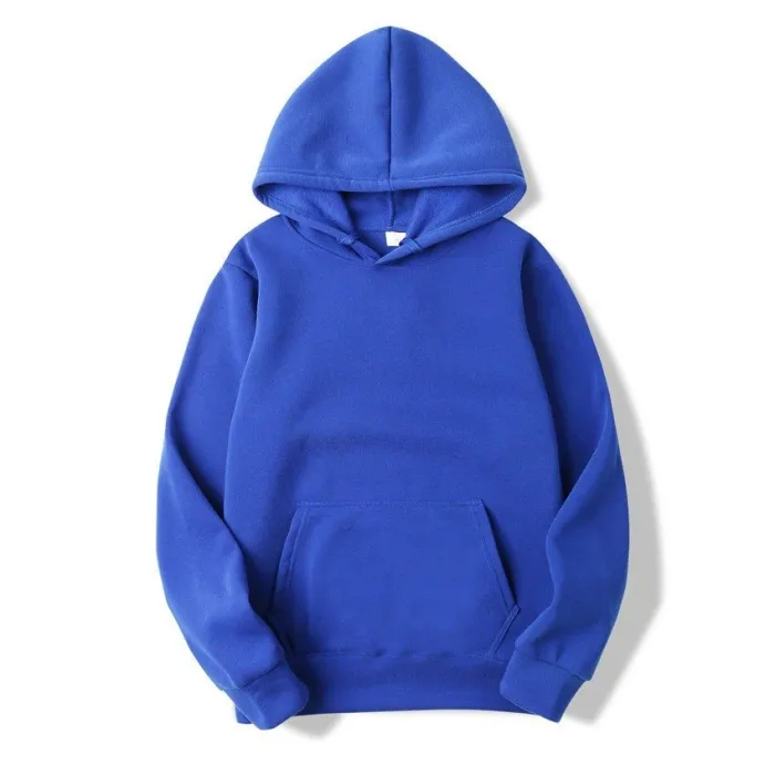 Casual hættetrøje - med lommer - unisex