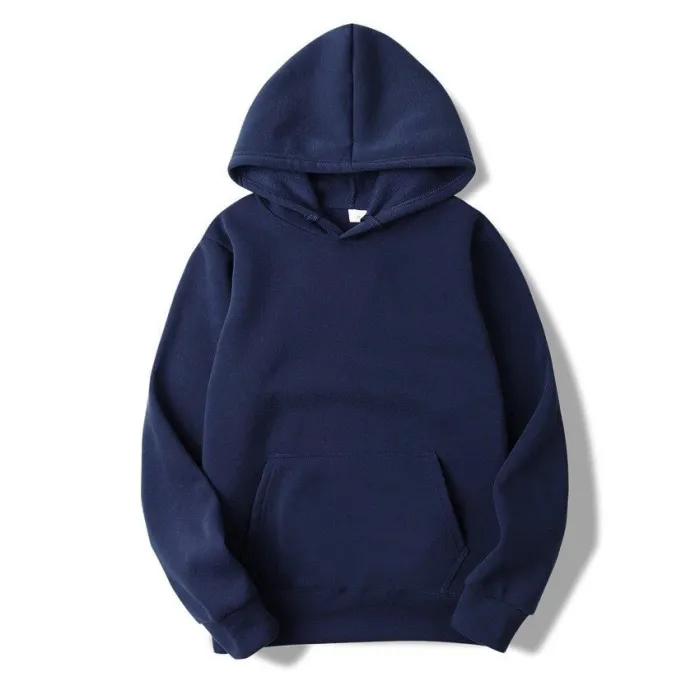 Casual hættetrøje - med lommer - unisex