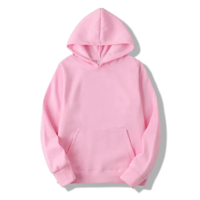 Casual hættetrøje - med lommer - unisex