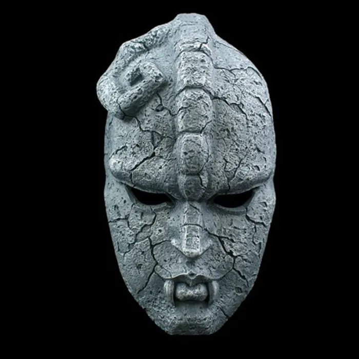 Steinspøkelse - full ansiktsmaske - Halloween - karneval