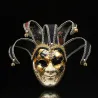 Venezianischer anonymer Joker / Clown - Vollgesichtsmaske - Maskerade / Halloween