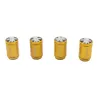 Auton venttiilikorkit - alumiinia - Britannian lippu - 4 kpl