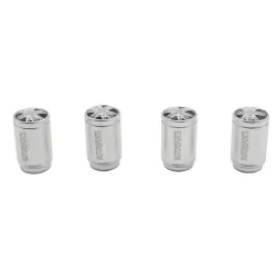 Bilventilhetter - aluminium - britisk flagg - 4 stk