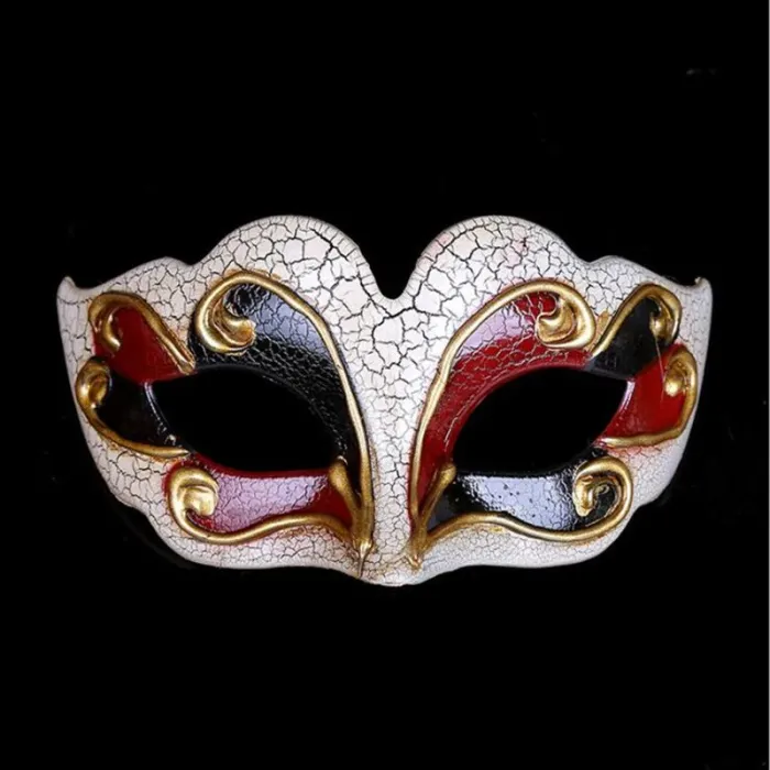 Venetiaans oogmasker - gebarsten patroon - maskerade / HalloweenMaskers