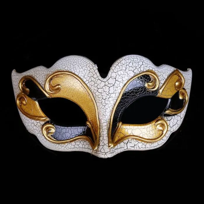 Venetian eye mask - cracked pattern - masquerade / HalloweenMasks