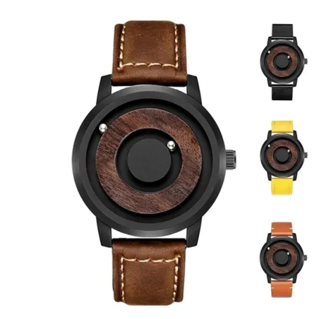 Quartz watch with magnetic balls - waterproofWatches