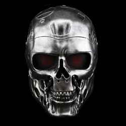 Terminator espeluznante - casco de calavera - máscara facial completa - Halloween - carnavales